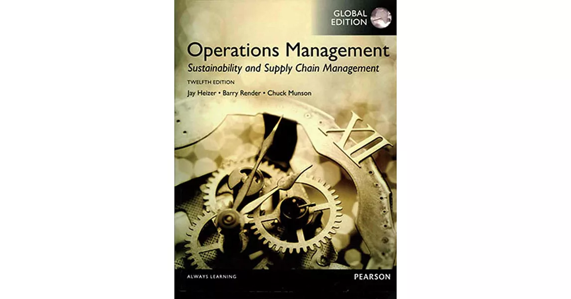 Operations Management: Sustainability and Supply Chain Management (GE)(12版) | 拾書所