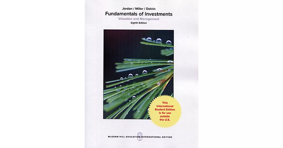 Fundamentals of Investments: Valuation and Management(8版)