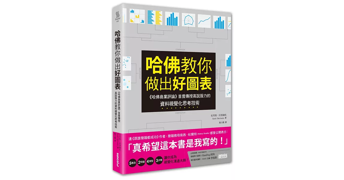 哈佛教你做出好圖表：《哈佛商業評論》首度傳授高說服力的資料視覺化思考技術 | 拾書所