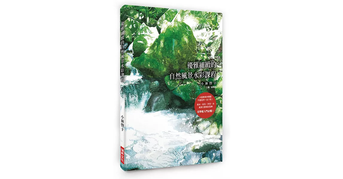 優雅細緻的自然風景水彩課程：大量實景步驟圖，作畫程序一目了然！樹木、岩石、天空、水，風景元素個別指導，初學者入門必備！ | 拾書所