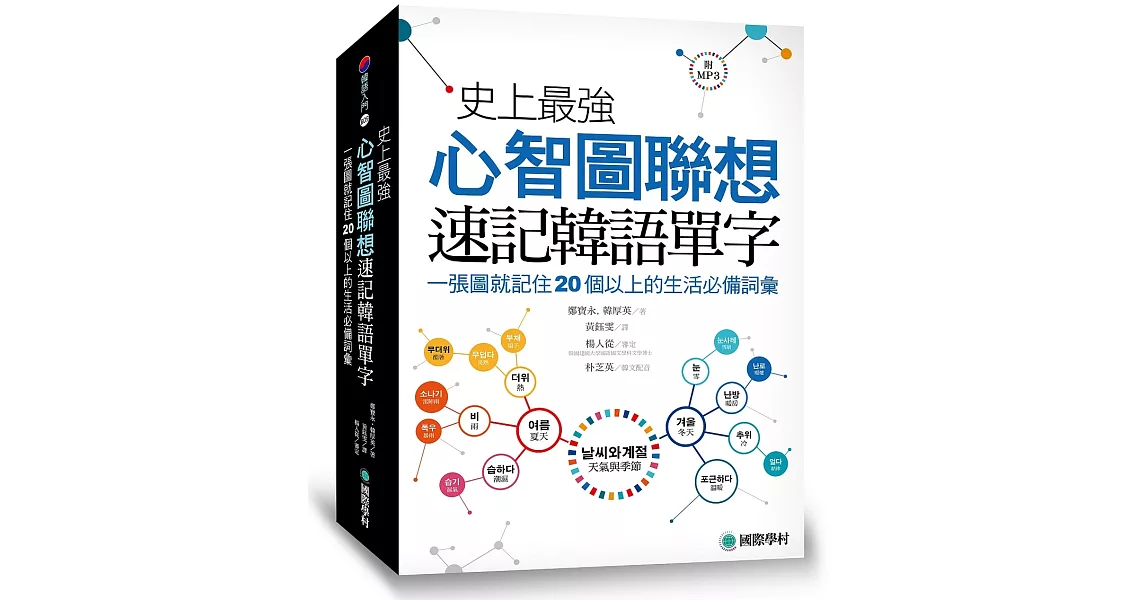 史上最強心智圖聯想速記韓語單字：一張圖就記住20個以上的生活必備詞彙（附MP3） | 拾書所