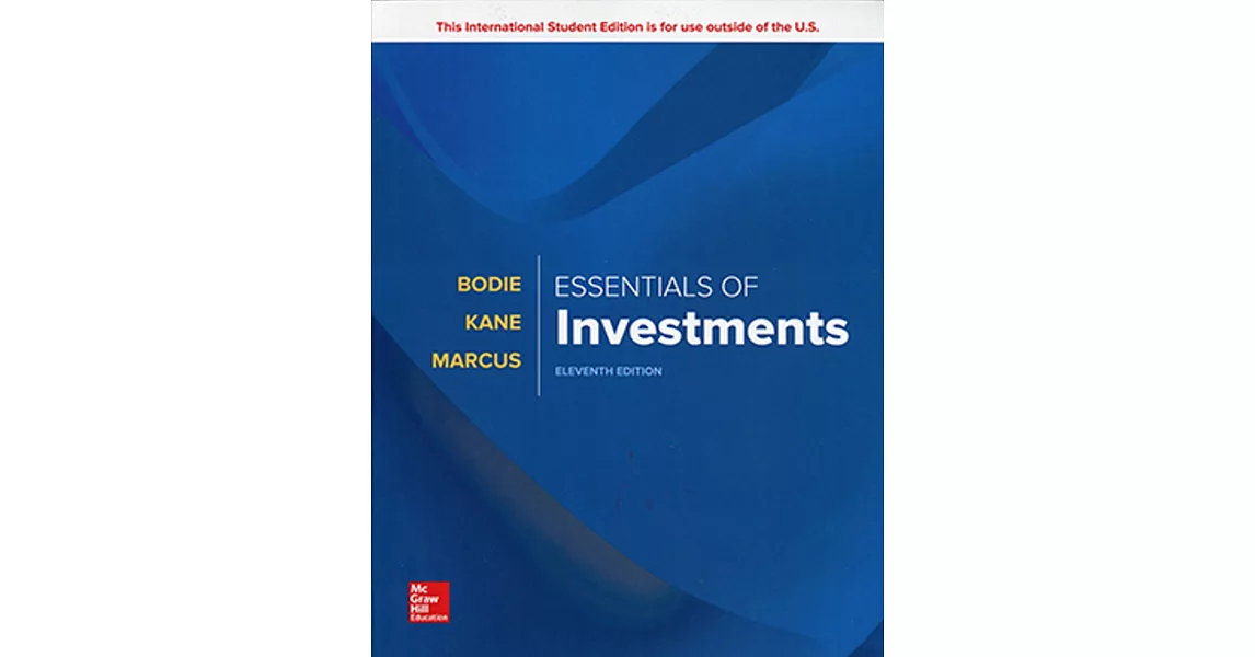 Essentials of Investments (ISE)(11版) | 拾書所