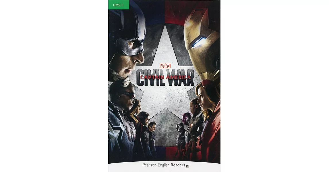 Pearson English Readers Level 3: Marvel’s Captain America: Civil War with MP3 Audio CD/1片 | 拾書所