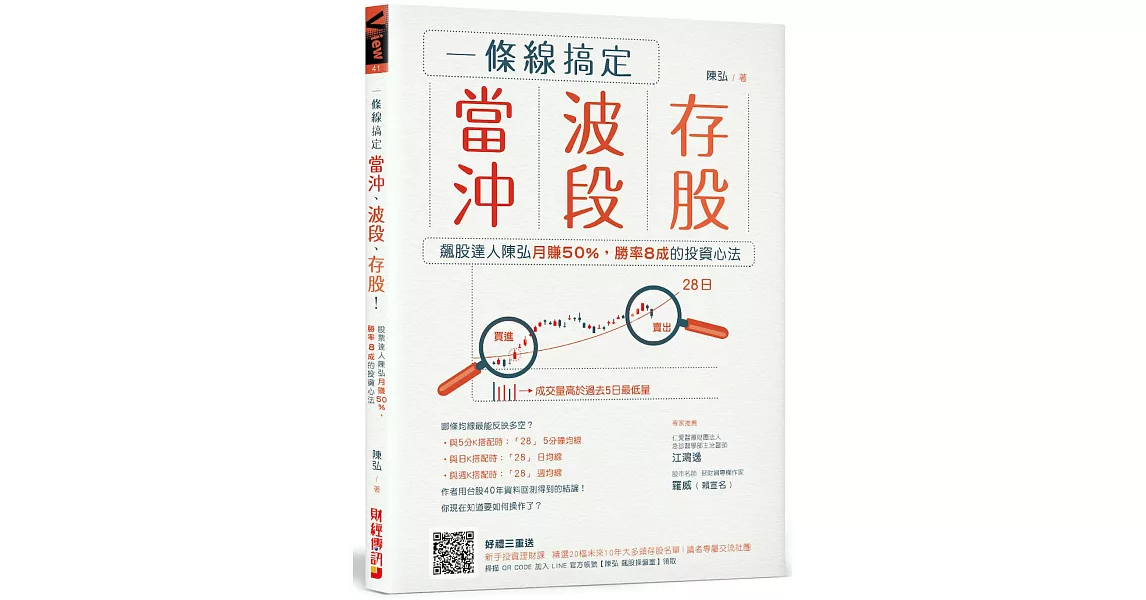 一條線搞定當沖、波段、存股！：飆股達人陳弘月賺50％，勝率8成的投資心法 | 拾書所