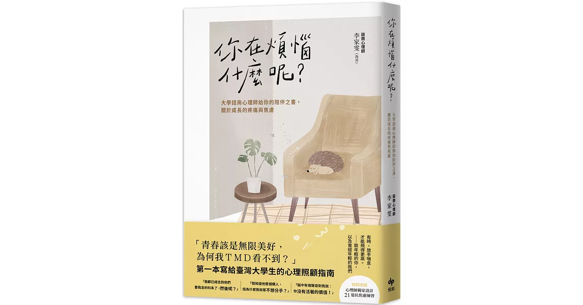 你在煩惱什麼呢？：大學諮商心理師給你的陪伴之書，關於成長的疼痛與焦慮 | 拾書所