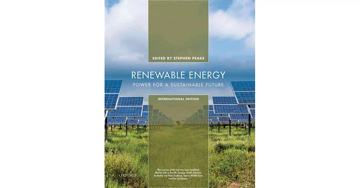 RENEWABLE ENERGY: POWER FOR A SUSTAINABLE FUTURE 4/E (XE)  | 拾書所