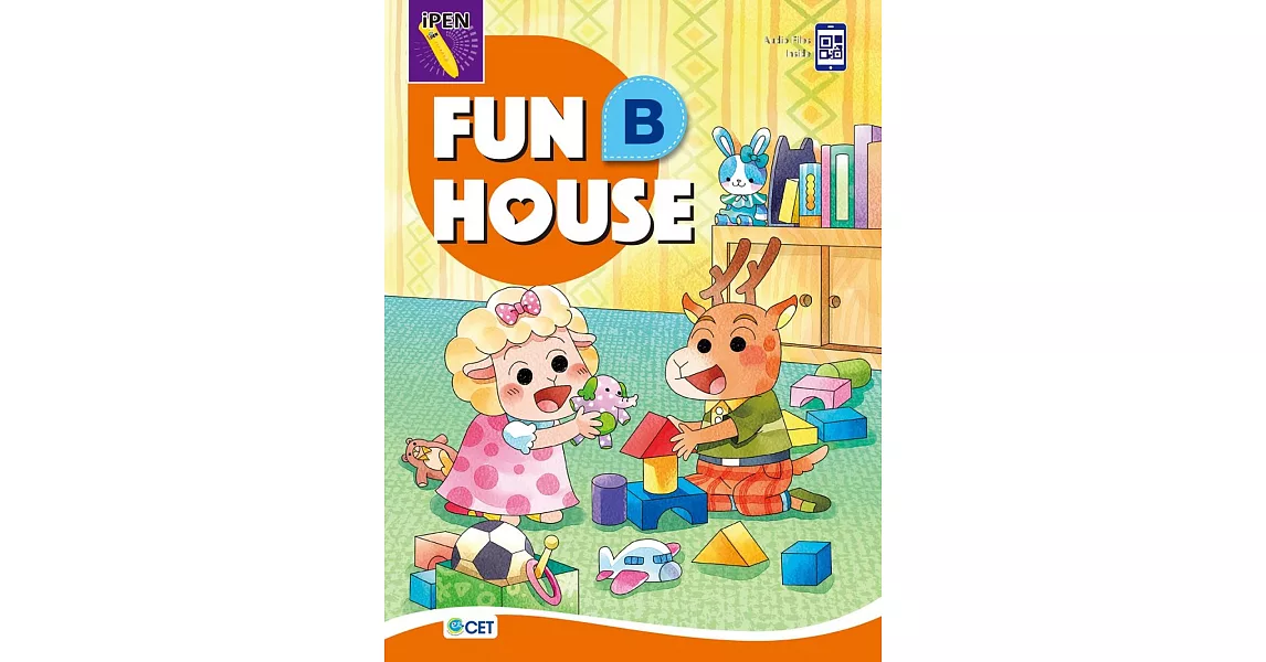 Fun House B Student Book(附全書音檔 QR code) | 拾書所