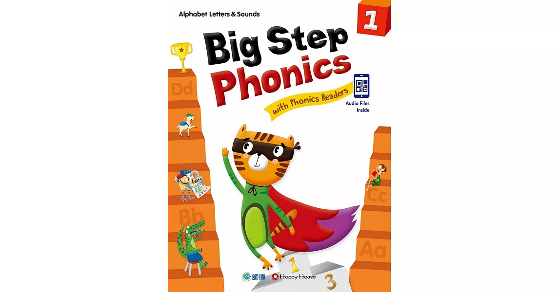 Big Step Phonics with Phonics Readers 1(課本+練習本+線上資源) (附QR CODE音檔隨掃即聽) | 拾書所