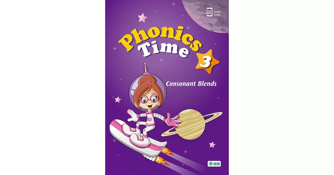 Phonics Time 3 -Consonant Blends (課本+QR CODE音檔+線上教學資源) | 拾書所