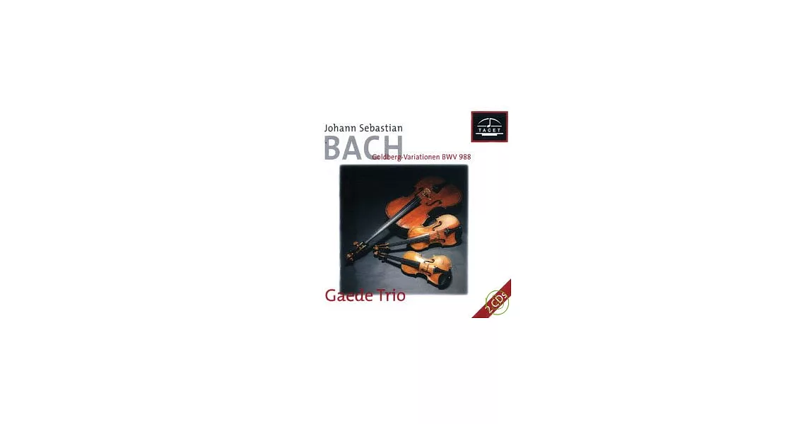 J.S Bach: Goldberg Variations / Gaede Trio (2CD)