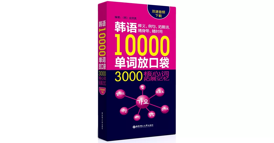 韓語10000單詞放口袋：3000核心詞拓展記憶（雙速音頻下載） | 拾書所