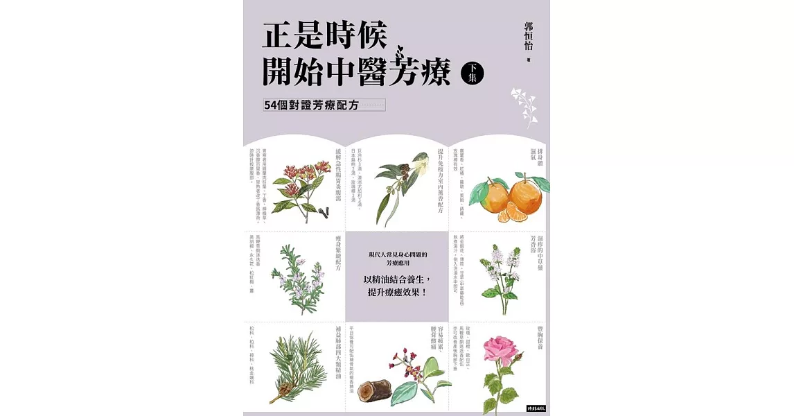 正是時候開始中醫芳療【下集】．54個對證芳療配方 (電子書) | 拾書所