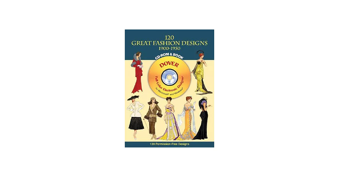 120 Great Fashion Designs 1900-1950 | 拾書所