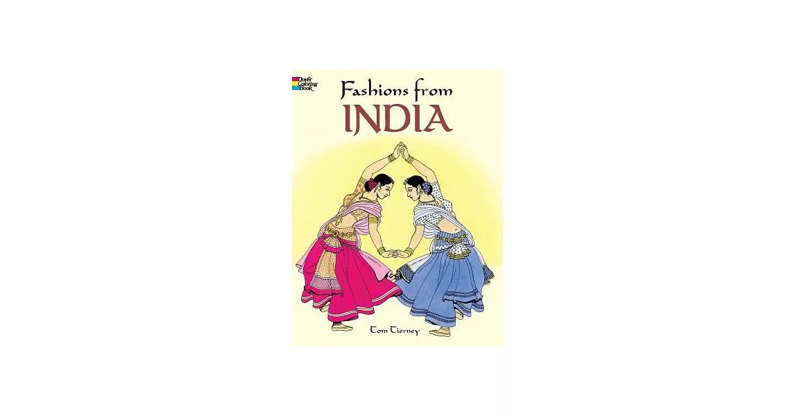 Fashions from India Coloring Book | 拾書所