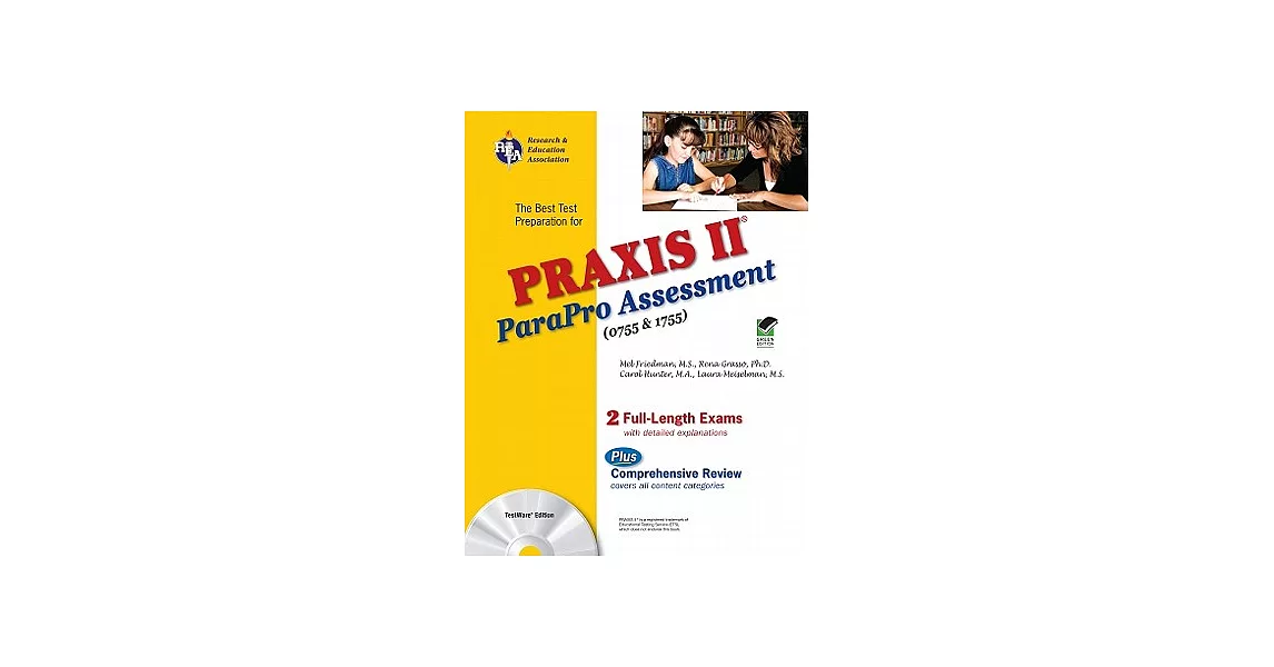 博客來-The Best Test Preparation for the Praxis II Parapro Assessment 0755 ...