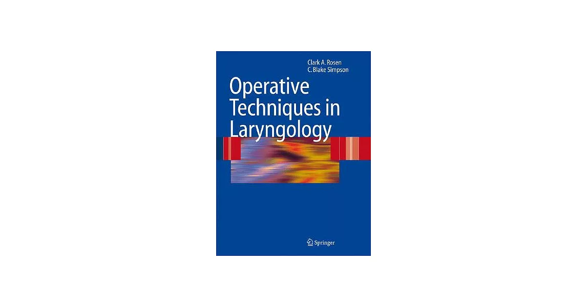 Operative Techniques in Laryngology | 拾書所