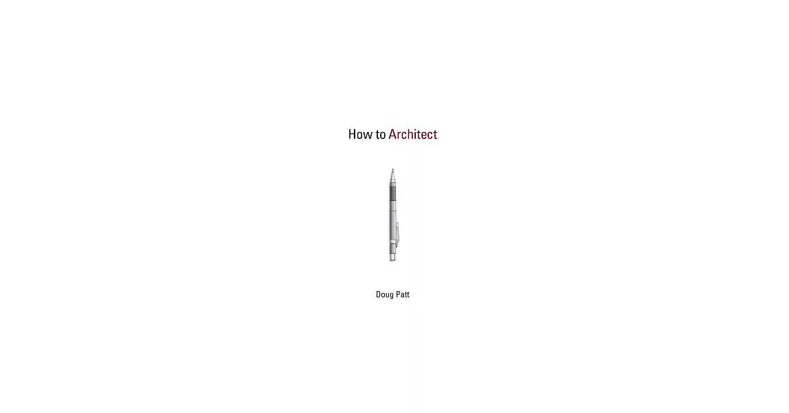 How to Architect | 拾書所