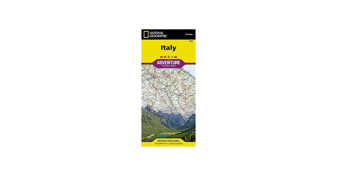 National Geographic Adventure Map Italy | 拾書所