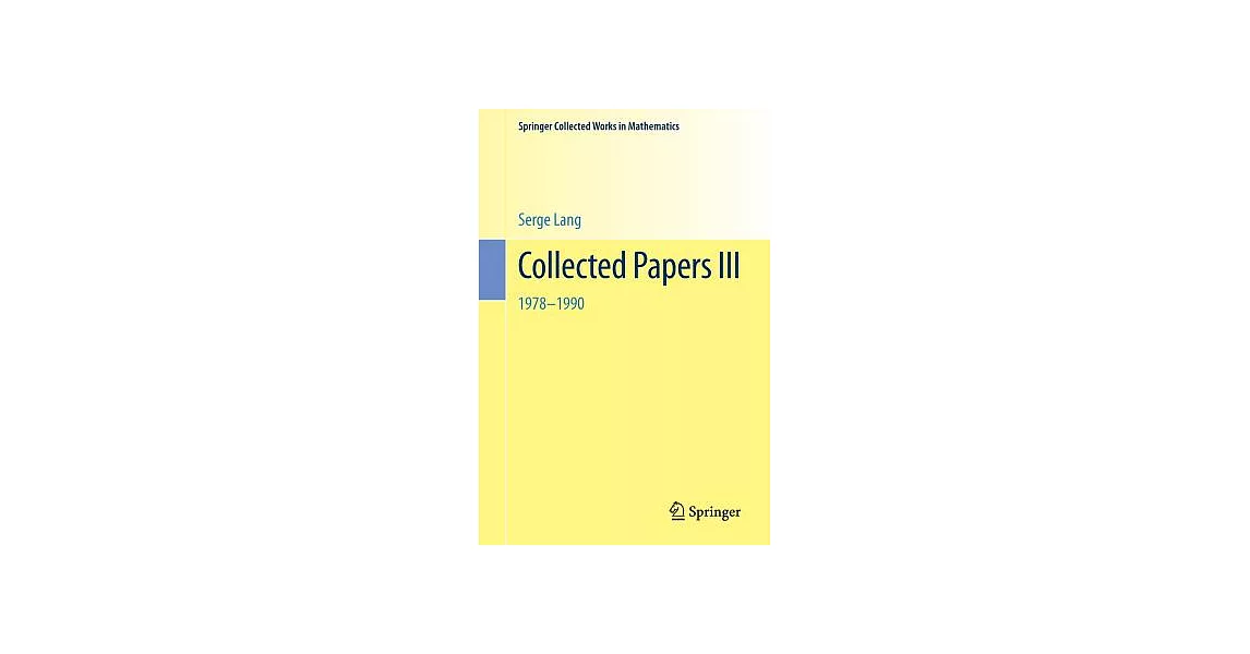 Collected Papers III: 1978–1990 | 拾書所