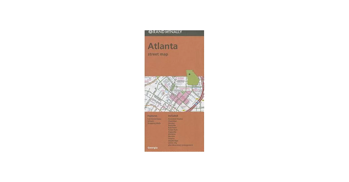 Rand McNally Atlanta Street Map | 拾書所