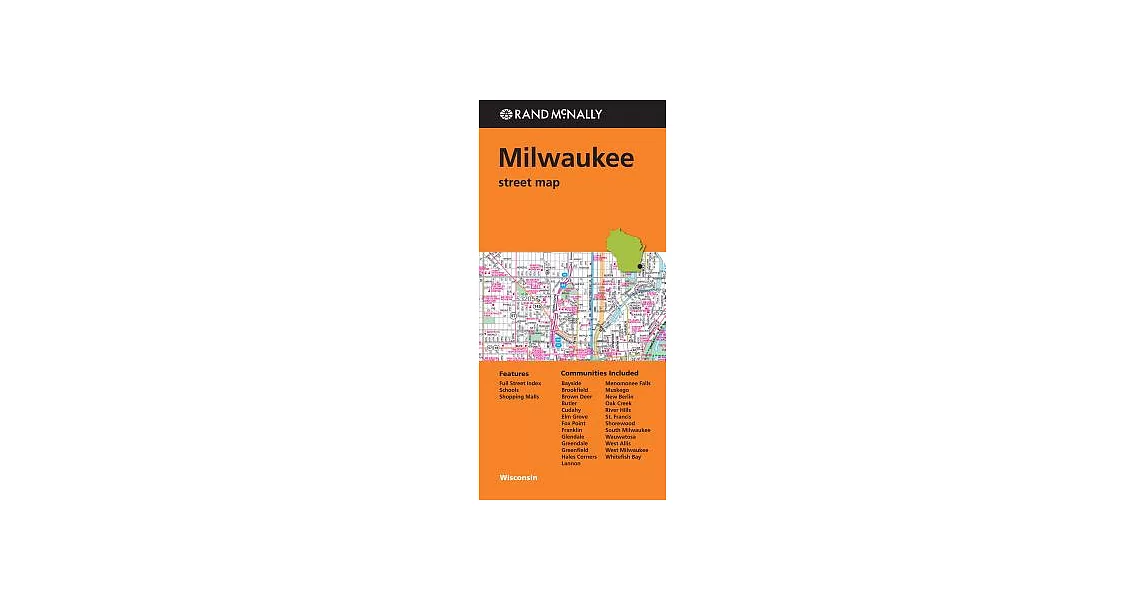 Rand McNally Milwaukee, Wisconsin Street Map | 拾書所