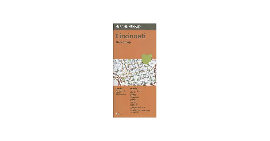 Rand McNally Cincinnati Street Map | 拾書所