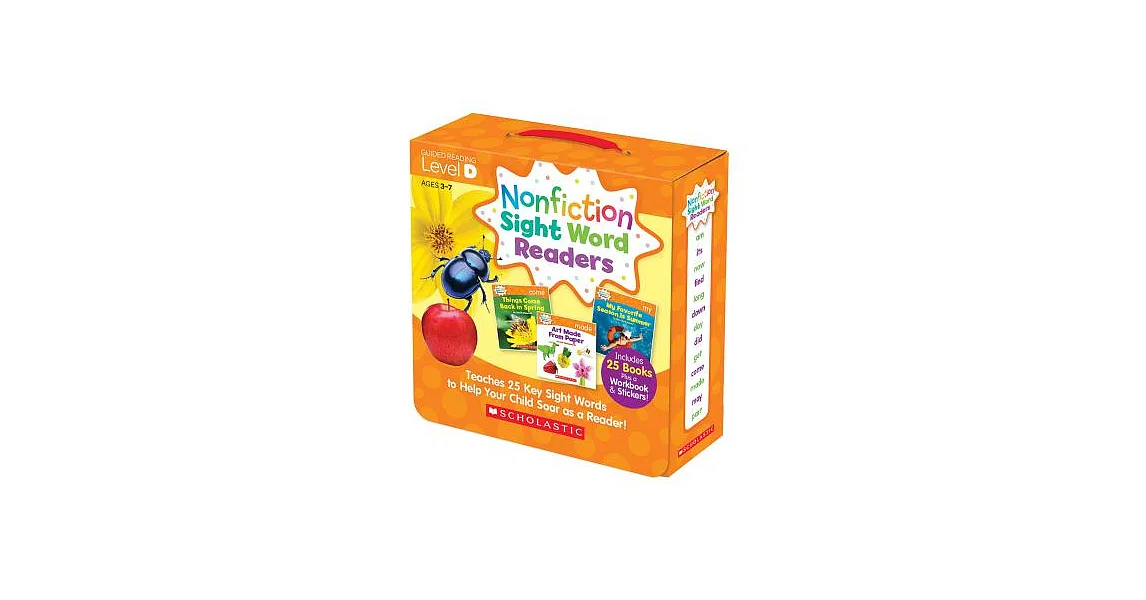 博客來-Nonfiction Sight Word Readers Parent Pack Level D: Teaches 25 Key ...