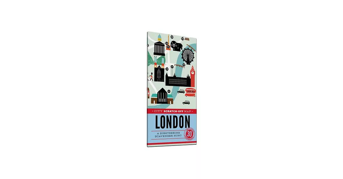 City Scratch-off Map London: A Sightseeing Scavenger Hunt | 拾書所