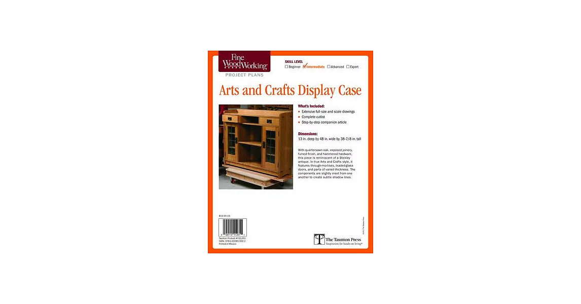 Fine Woodworking’s Arts and Crafts Display Case: Intermediate | 拾書所