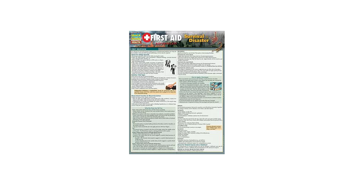 First Aid Advanced - Survival & Disasters: Advanced | 拾書所