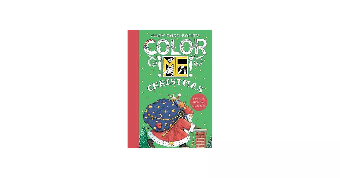 Mary Engelbreit’s Color Me Christmas Book of Postcards | 拾書所