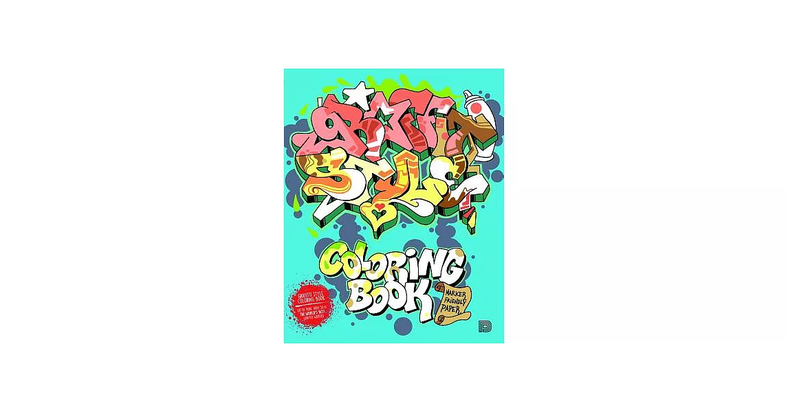 Graffiti Style Coloring Book | 拾書所