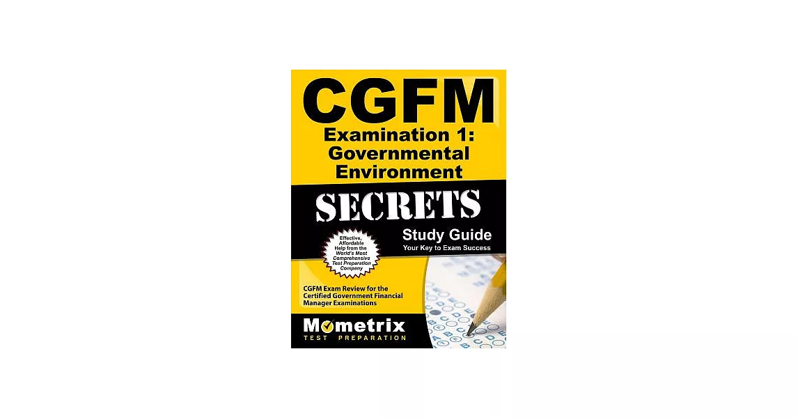 博客來Cgfm Examination 1 Governmental Environment Secrets Study Guide