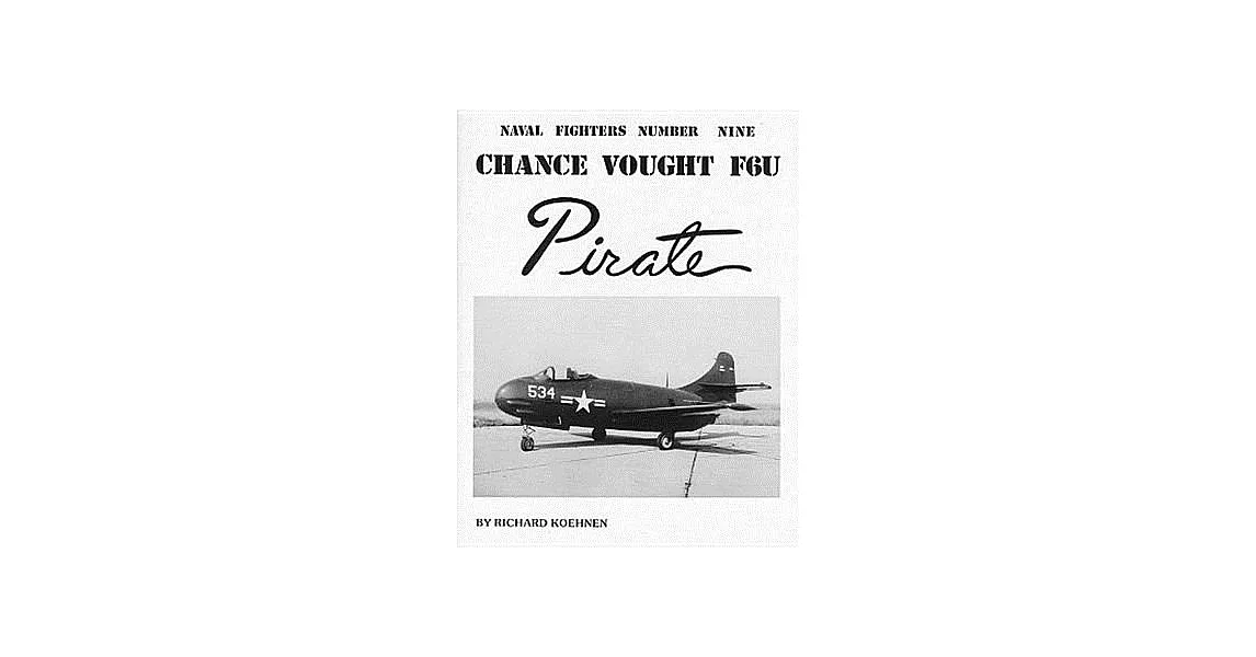 博客來 Chance Vought F6u Pirate Naval Fighters Number Nine