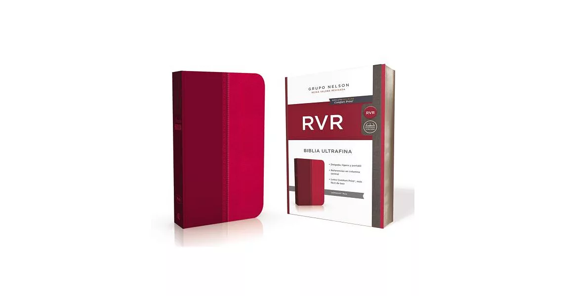 Santa Biblia/ Holy Bible: Reina Valera Revisada Ultrafina, Leathersoft, Rosa, Red-Letter | 拾書所