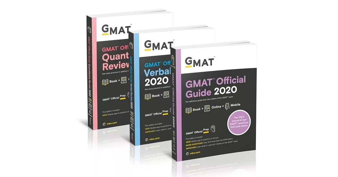 GMAT Official Guide 2020 Bundle: Gmat Official Guide / Quantitative Review / Verbal Review | 拾書所