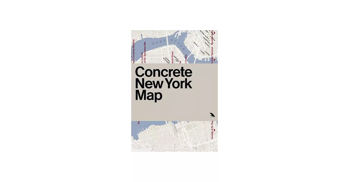 Concrete New York Map: Guide to Brutalist and Concrete Architecture in New York City | 拾書所