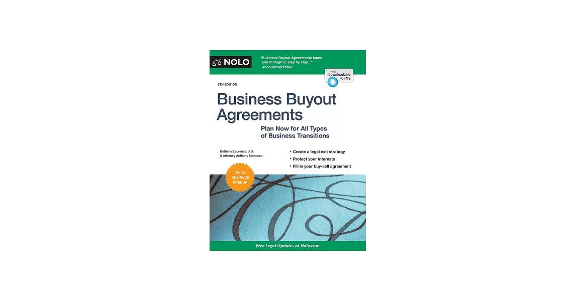 Business Buyout Agreements: Plan Now for All Types of Business Transitions | 拾書所