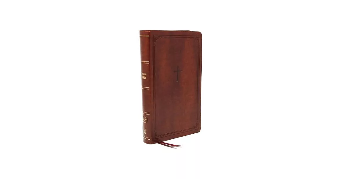Nkjv, Reference Bible, Compact, Leathersoft, Brown, Red Letter Edition, Comfort Print: Holy Bible, New King James Version | 拾書所