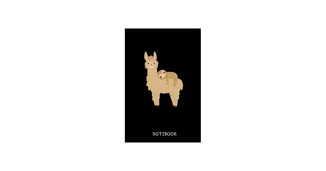 博客來-Notebook: Sloth Notebook Journal - Blank Wide Ruled Paper - Funny ...