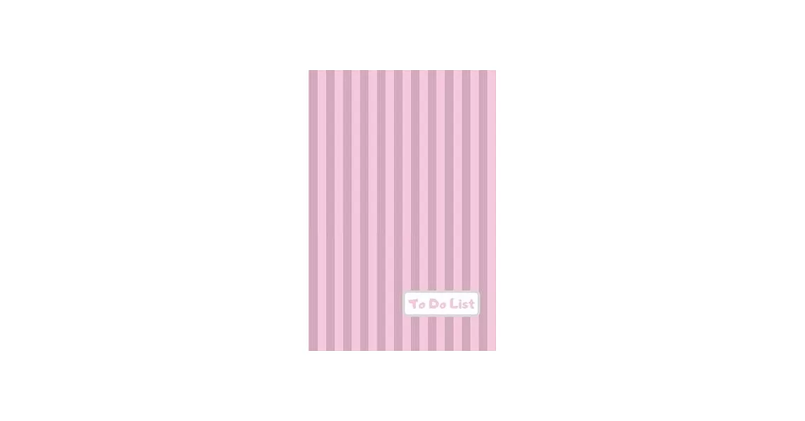 To do list: 100 page to do list with tick box to check when task has been completed. Handy 6x9 size. Pink & lilac stripe design | 拾書所