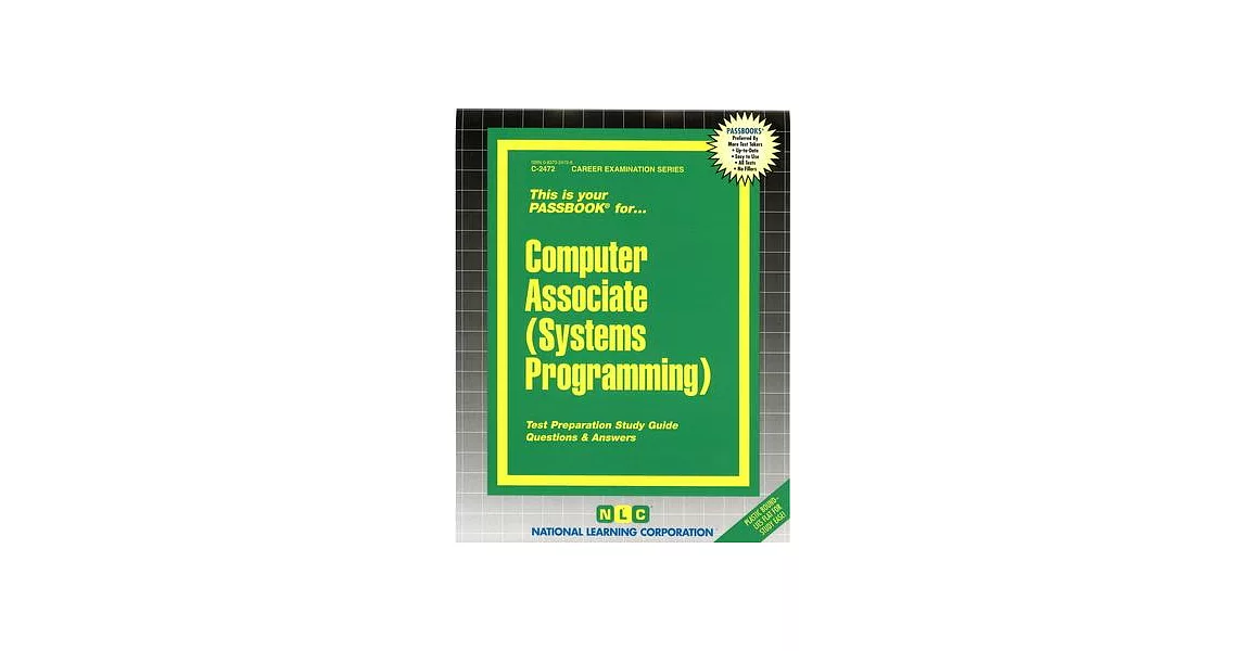 Computer Associate (Systems Programming): Passbooks Study Guide | 拾書所