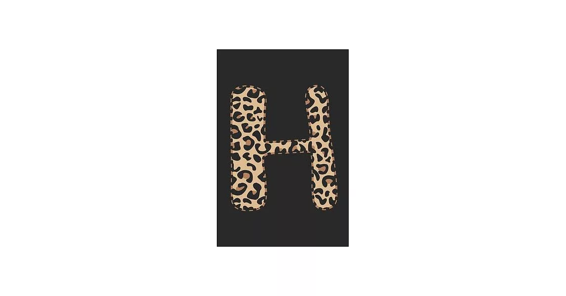 H: small lined leopard print notebook; monogrammed gifts for her | 拾書所