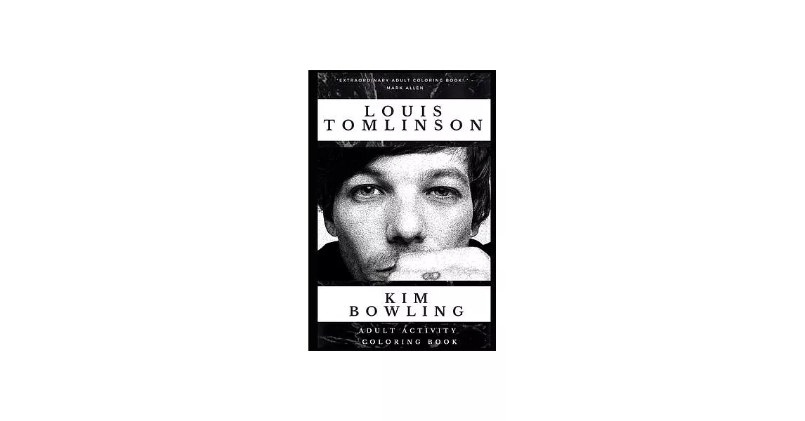 Louis Tomlinson Adult Activity Coloring Book | 拾書所