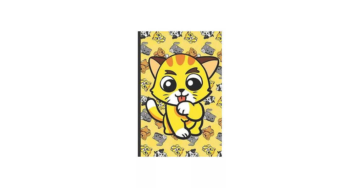 Home Improvement Maintenance and Repair Journal: Kitten Licking Paw with Rotating Images of Cats Kittens Dogs and Puppies on Yellow Background. | 拾書所