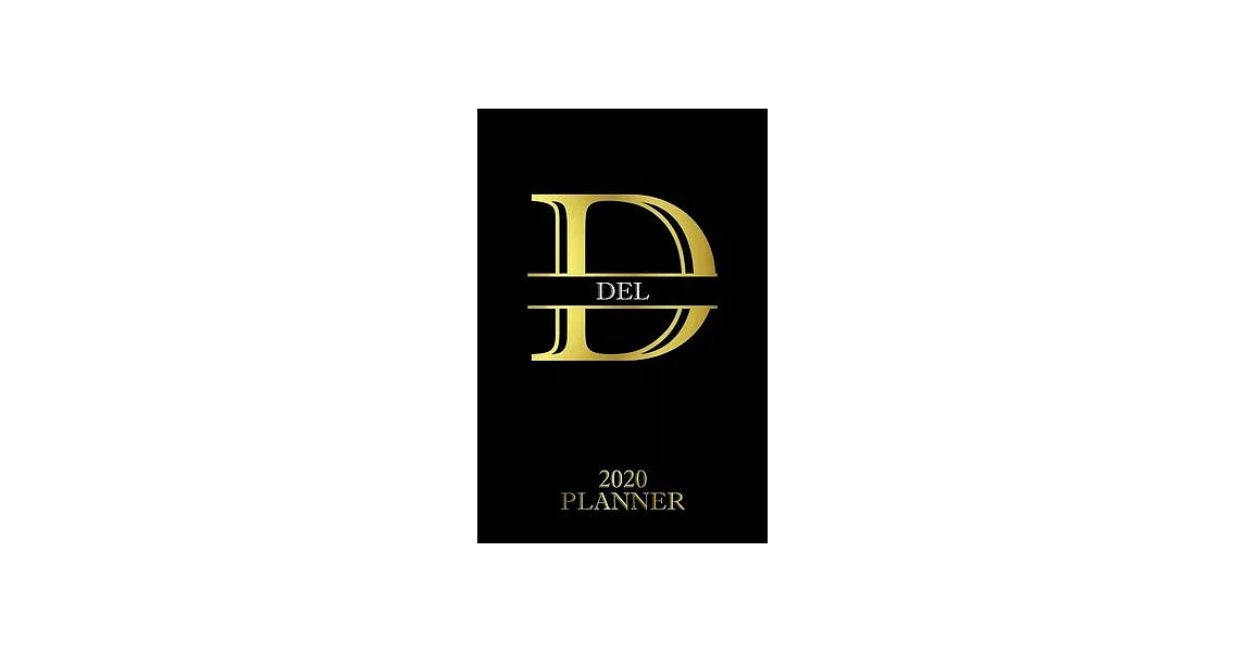 Del: 2020 Planner - Personalised Name Organizer - Plan Days, Set Goals & Get Stuff Done (6x9, 175 Pages) | 拾書所