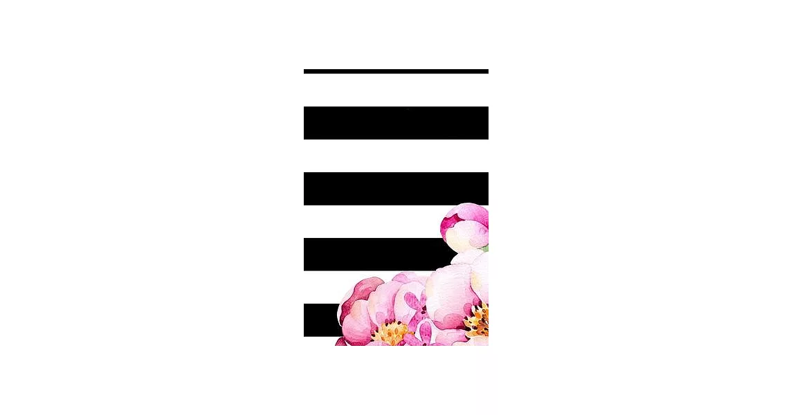 2020 Daily Planner Black White Stripes Watercolor Floral Corner 388 Pages: 2020 Planners Calendars Organizers Datebooks Appointment Books Agendas | 拾書所