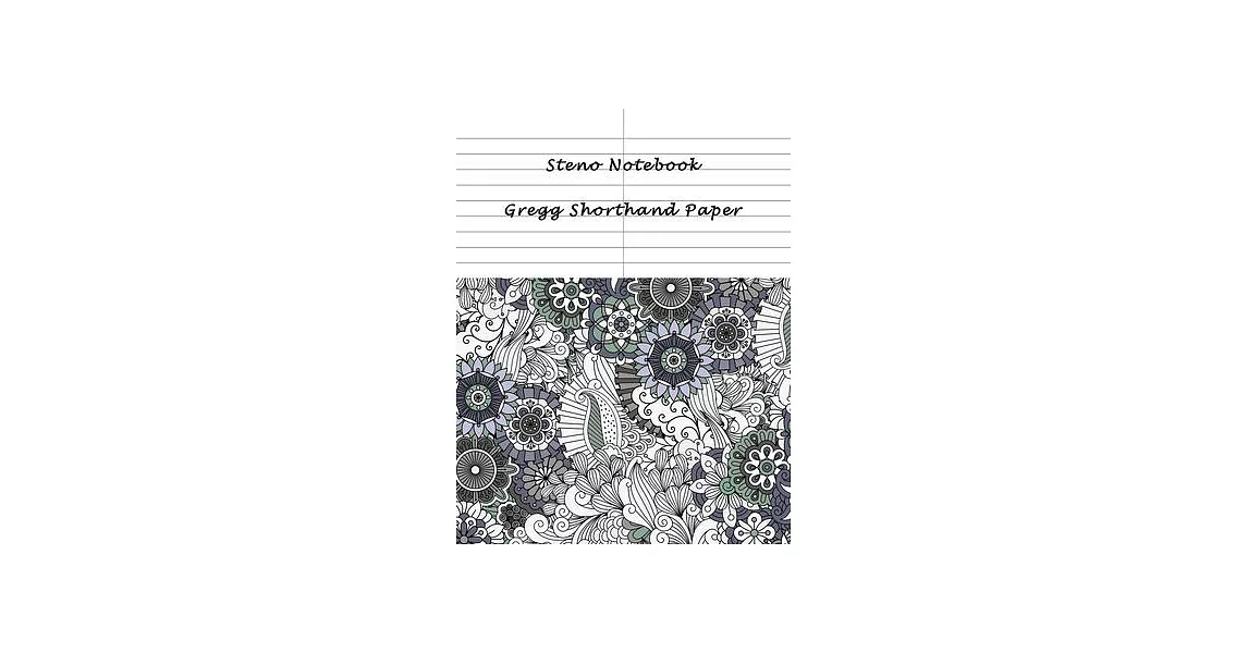 博客來-Steno Notebook: Gregg Shorthand Paper Book Steno Notebook For Steno ...