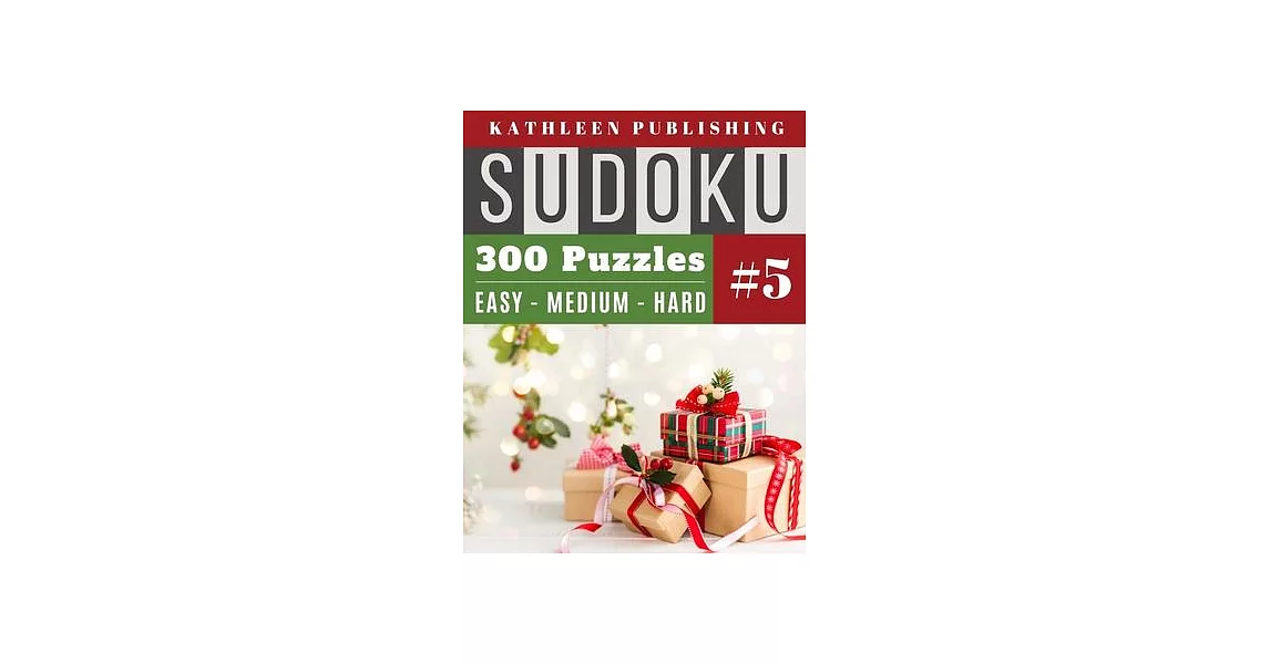 300 Sudoku Puzzles: giant sudoku book 300 puzzle christmas games with 3 diffilculty - Easy, Medium and Hard Level for Beginner to Expert - | 拾書所