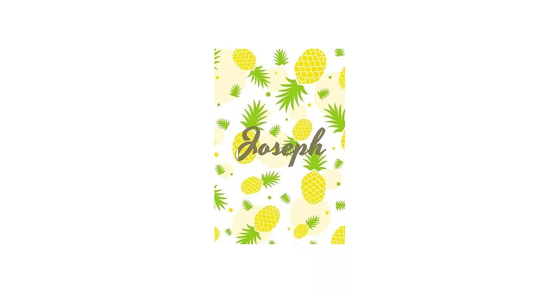 Joseph: Personalized Pineapple fruit themed Dotted Grid Notebook Bullet Grid Journal teacher gift teacher Appreciation Day Gif | 拾書所